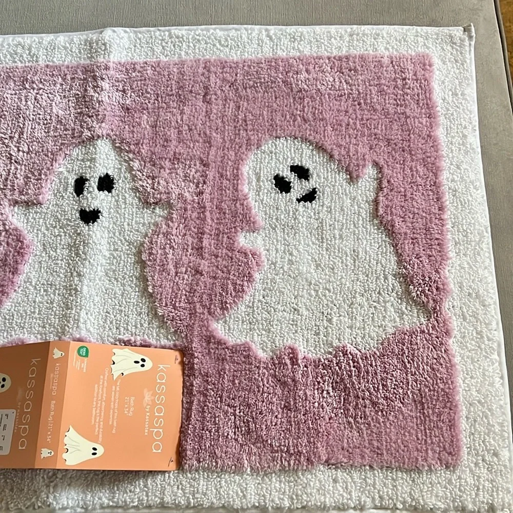Kassaspa by Kassatex Pink Ghost Bath Rug